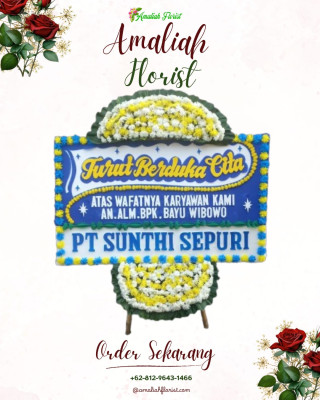 Papan Bunga Duka di Kebon Kosong