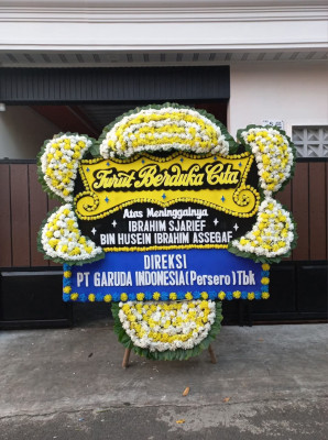 Papan Bunga Duka di Kebon Kosong