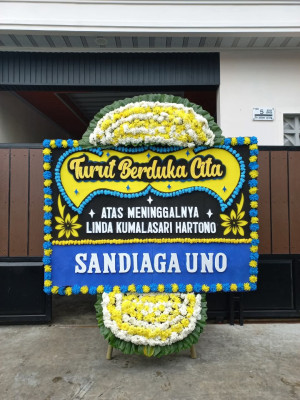 Papan Bunga Duka di Kebon Kosong